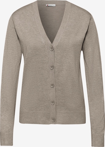 STREET ONE Strickjacke in Beige: Vorderseite