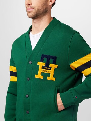 TOMMY HILFIGER Sweatvest in Groen