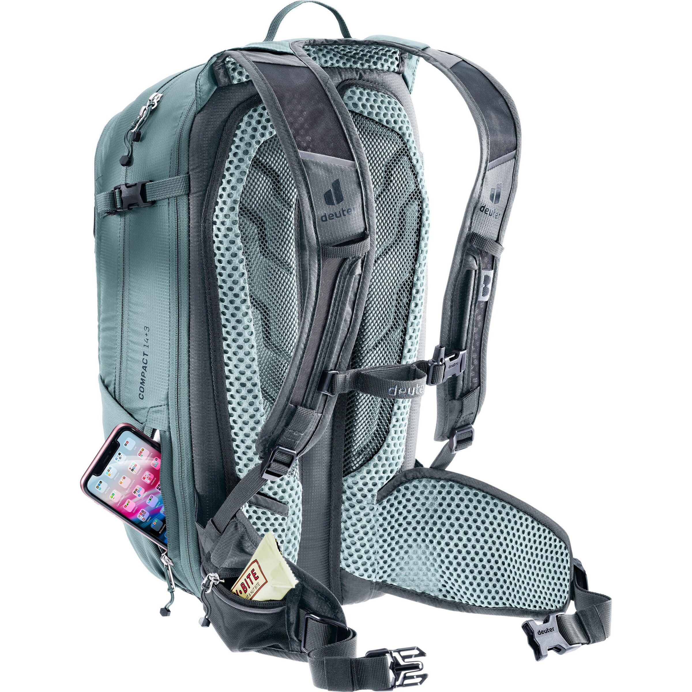 DEUTER Sports Backpack 'Compact 14-3' in Grey