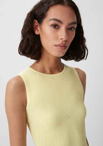 COMMA Knitted Top in Yellow