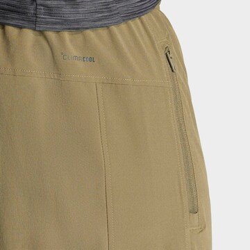 ADIDAS PERFORMANCE Tapered Workout Pants in Green
