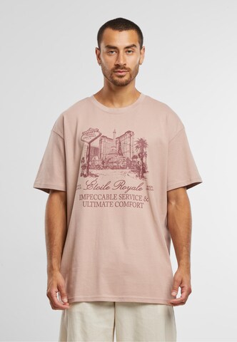 Mister Tee T-Shirt 'Etoile Royale' in Pink: Vorderseite