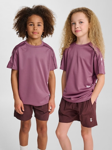 T-Shirt fonctionnel Hummel en rose : devant