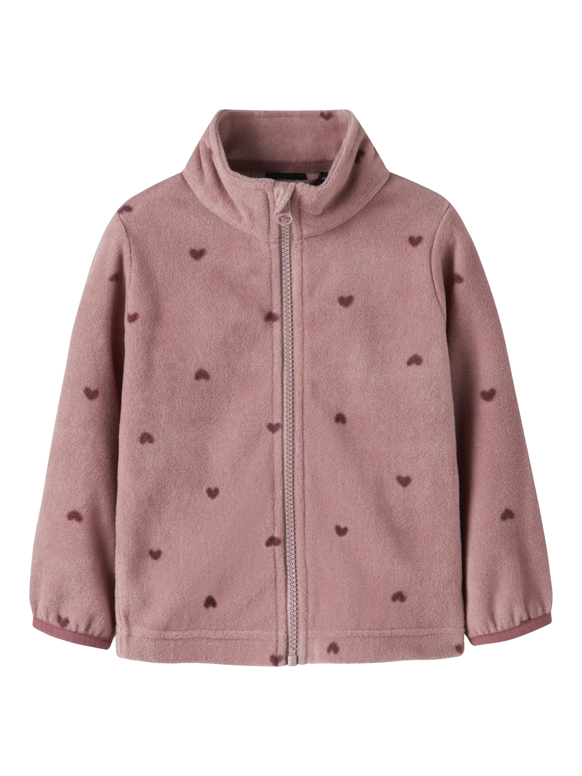 NAME IT Fleece Jacket 'NMNSPEKTRA' in Pink: front
