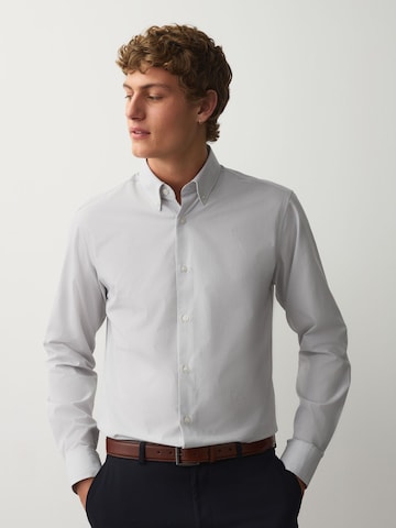 Next Slim fit Business shirt in Blue