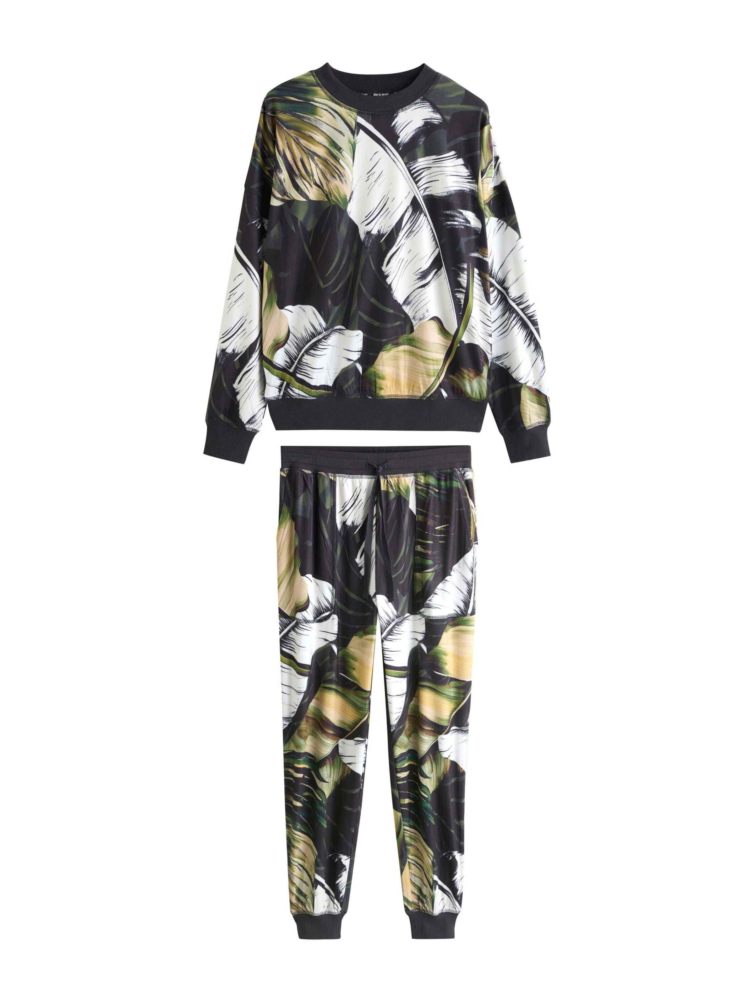 Next Pižama | zelena barva: sprednja stran