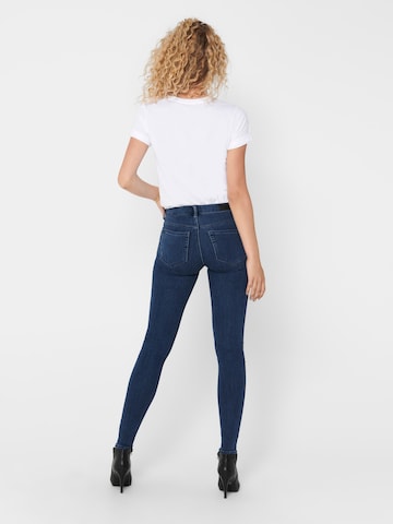 Only Tall Skinny Jeans 'RAIN' in Blau