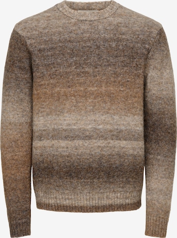 Pullover 'ONSMACK' di Only & Sons in marrone: frontale