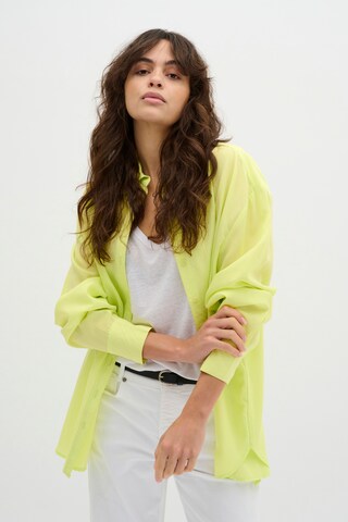 My Essential Wardrobe Bluse 'Tulla' in Gelb: Vorderseite