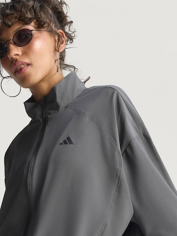 pelēks ADIDAS PERFORMANCE Sporta jaka 'Hyperglam'