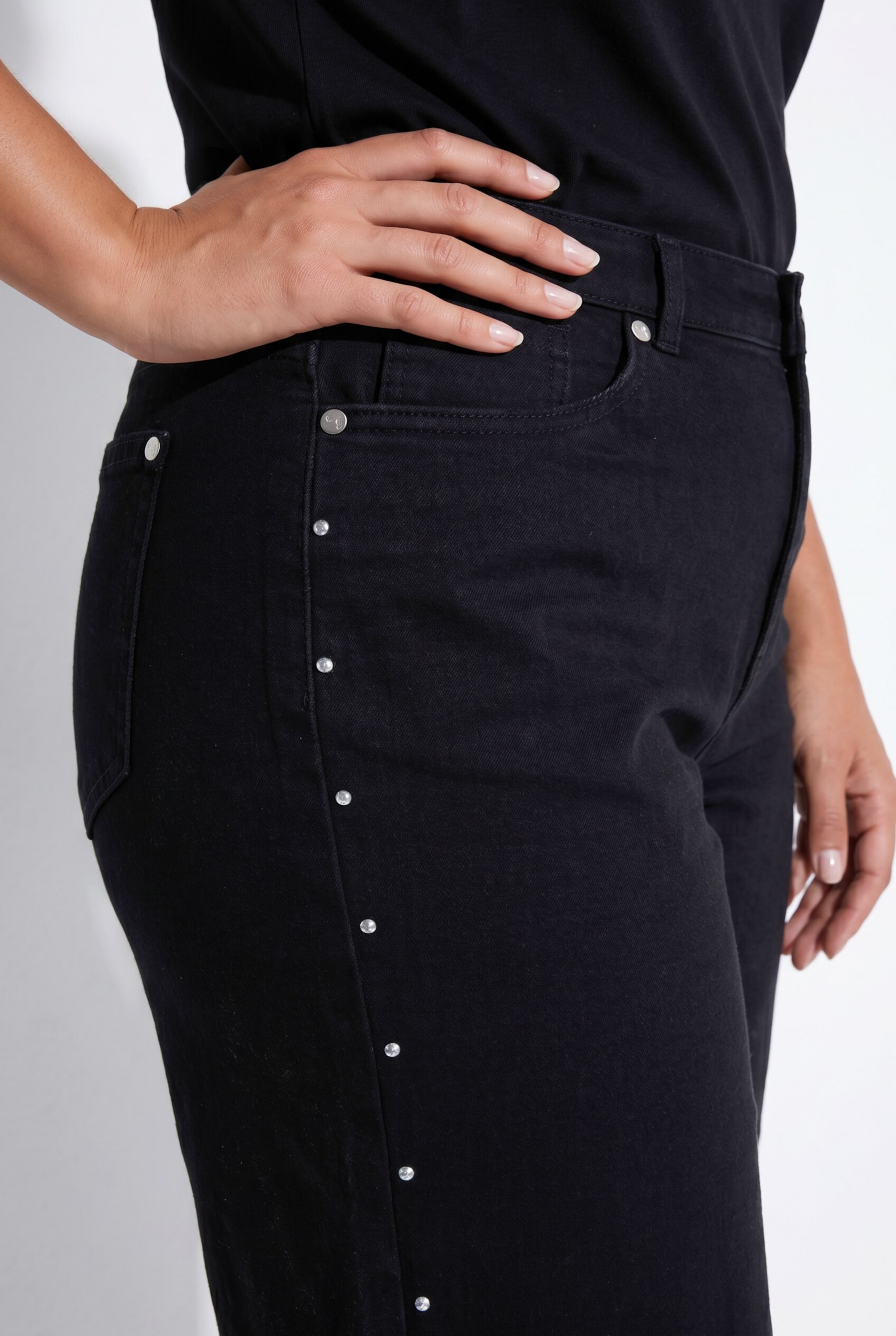 Angel of Style Regular Jeans in Zwart
