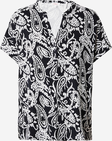 s.Oliver Bluse in Schwarz: Vorderseite