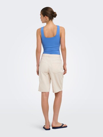 Regular Pantalon ONLY en blanc