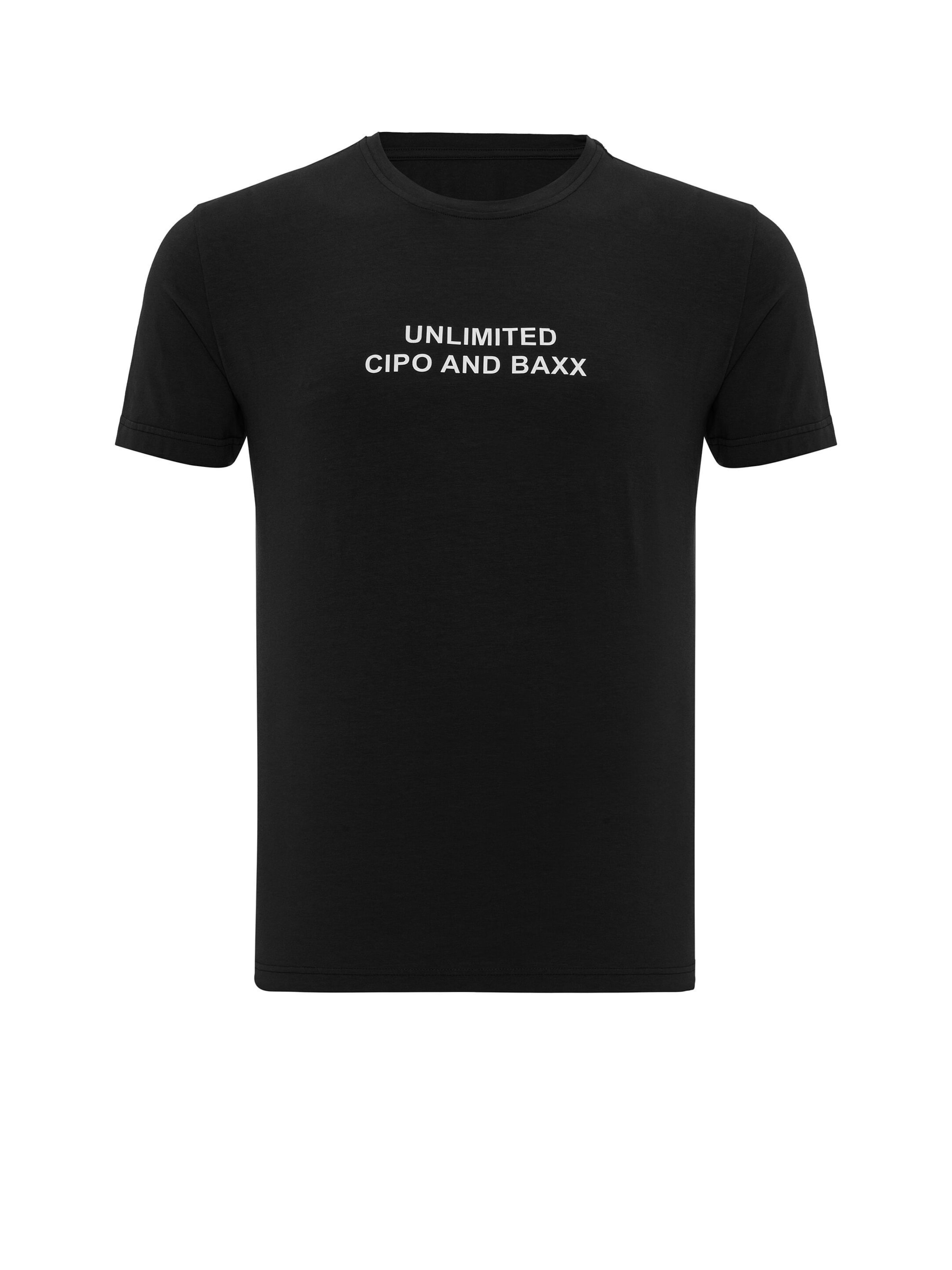 CIPO & BAXX Shirt 'CT827' in Black: front