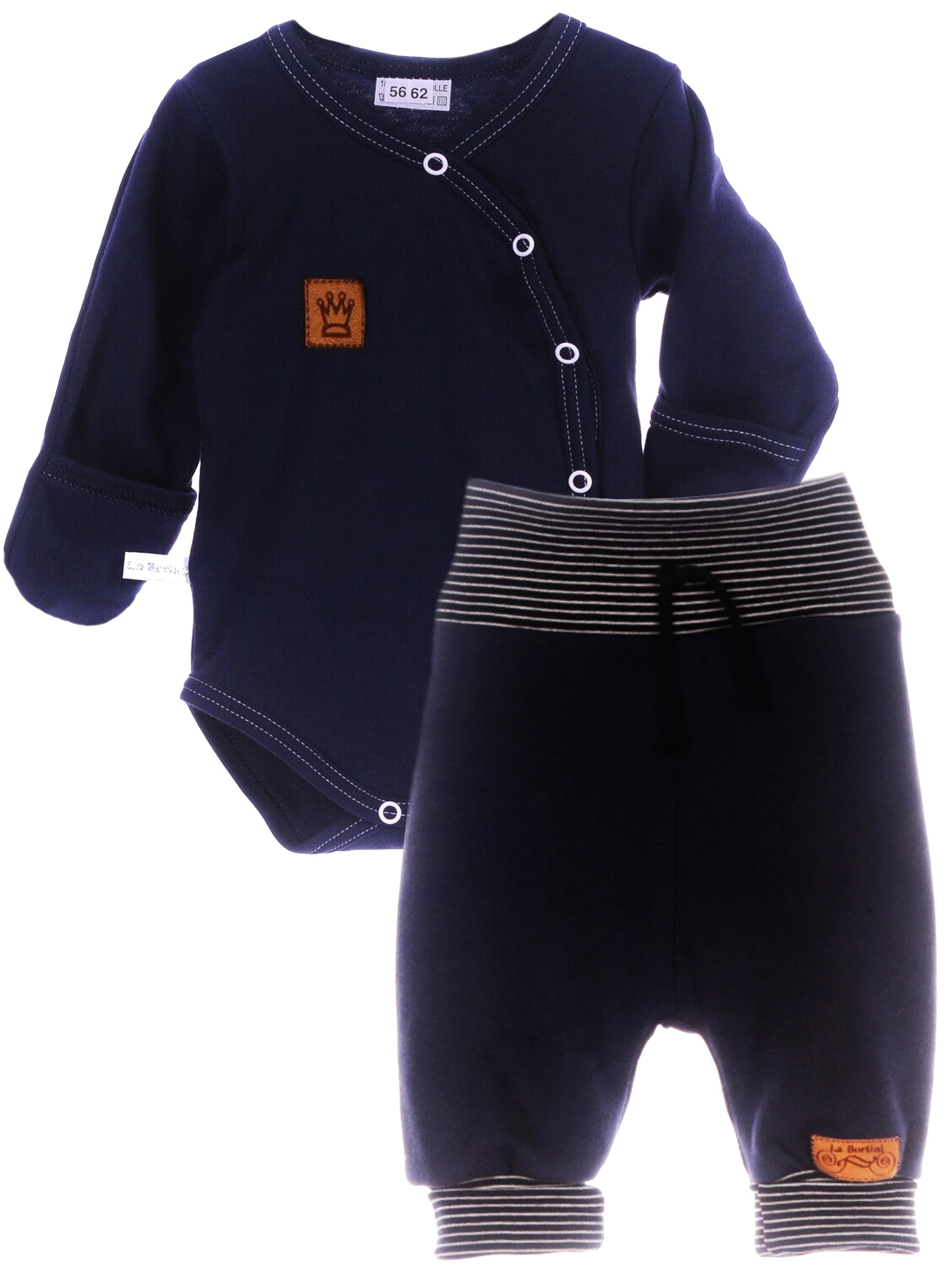 La Bortini Set in Blau: Vorderseite