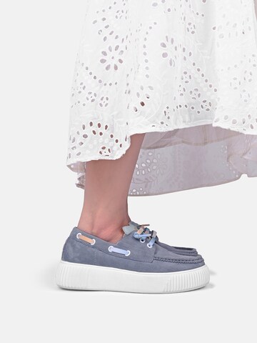 Crickit Halbschuh ' TINA ' in Blau: Vorderseite