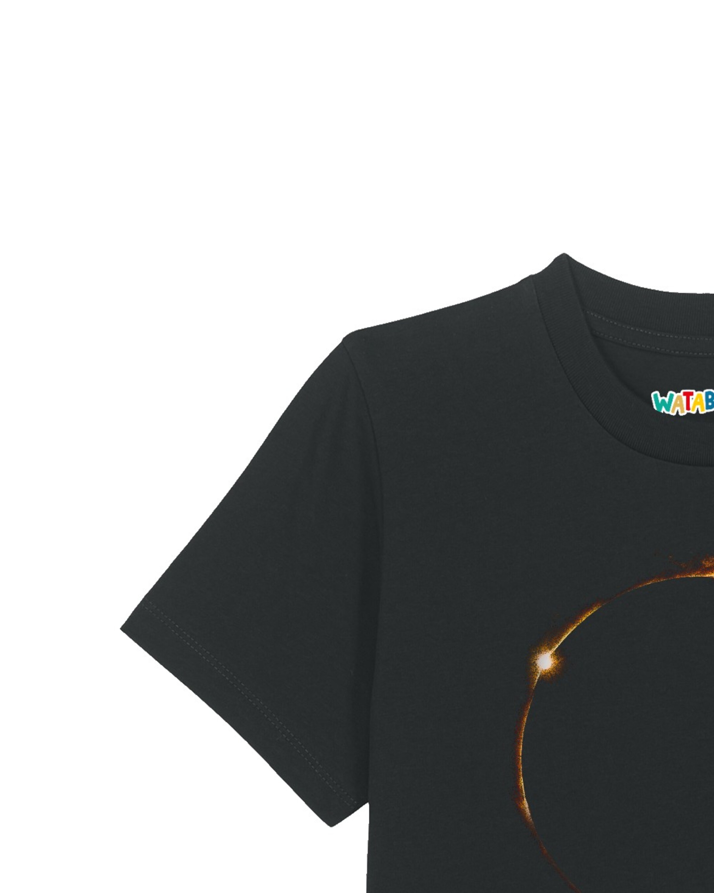 watabout.kids Shirt ' Feuerring ' in Zwart