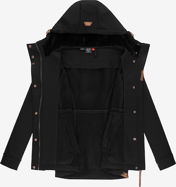 Ragwear Weatherproof jacket 'Yba' in Black