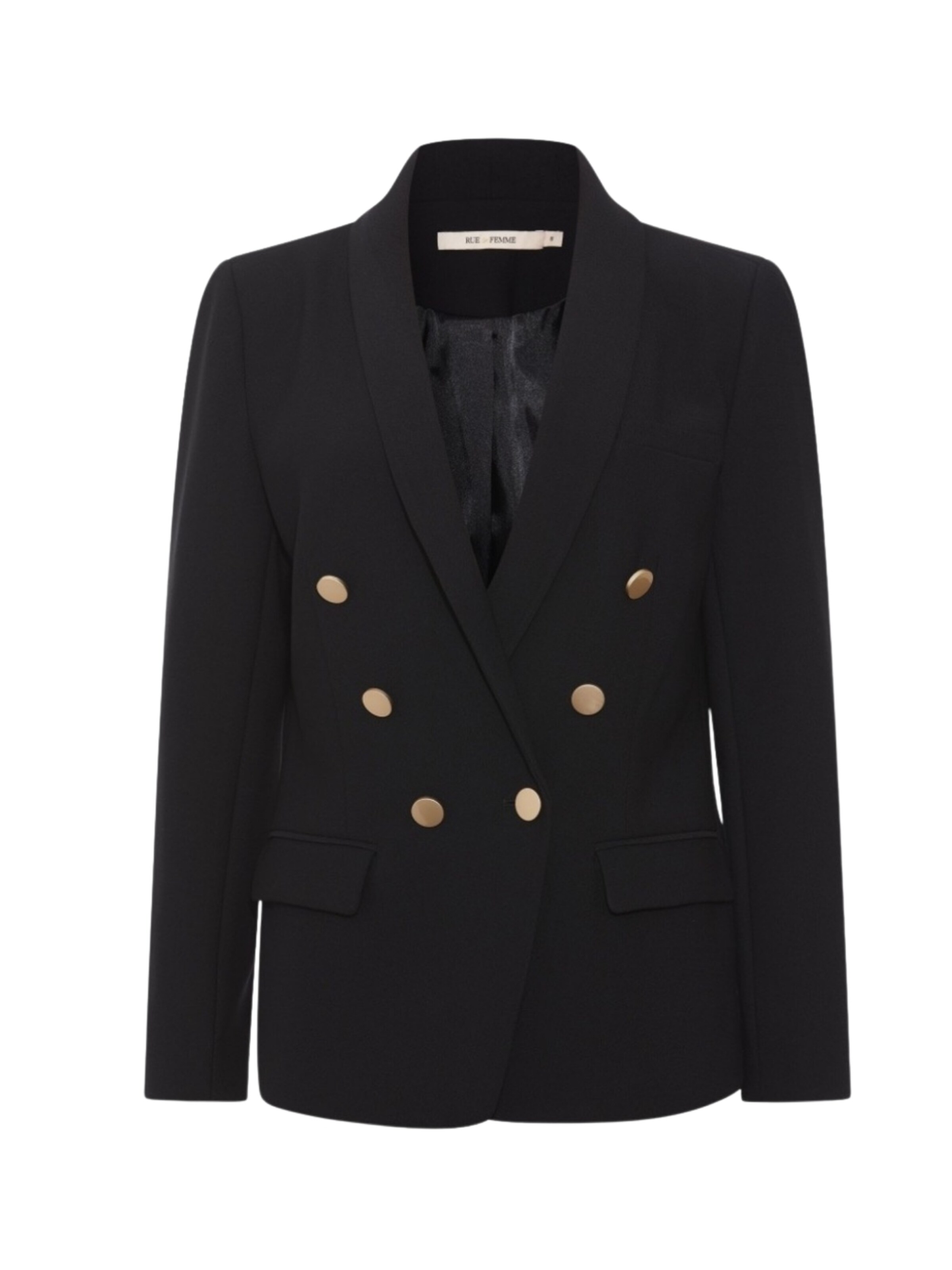 RUE de FEMME Blazers ' 6801RDFComfyEloise ' in Zwart: voorkant