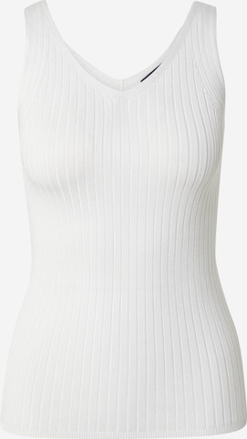 Top in maglia di Marks & Spencer in bianco: frontale