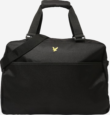 Lyle & ScottPutna torba - crna boja: prednji dio