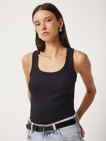 Haut 'Tanktops & Camis' Happiness İstanbul en noir : devant