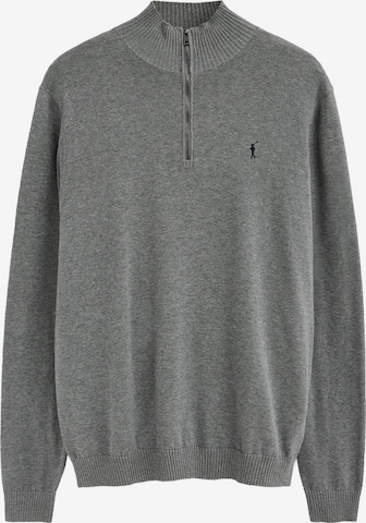 Polo Club Pullover 'Rigby' in Grau: Vorderseite