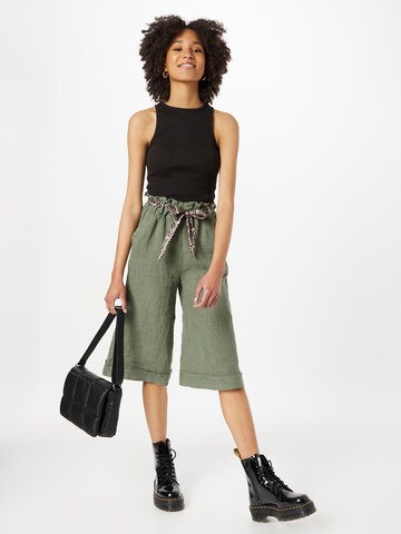 ZABAIONE Wide leg Broek 'Chaila' in Groen