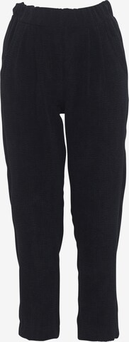 FRESHLIONS Loose fit Pleat-Front Pants 'Selma' in Black: front