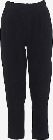 FRESHLIONS Pleat-Front Pants 'Selma' in Black: front