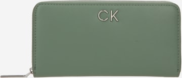 Calvin Klein Portemonnee in Groen: voorkant