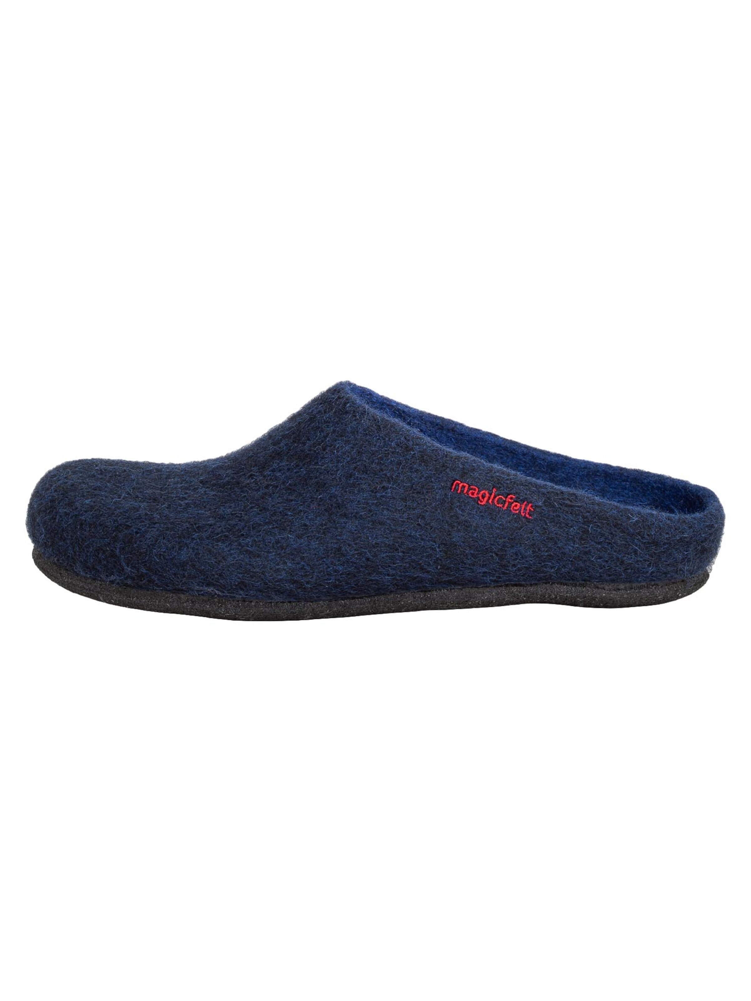 MagicFelt Slipper 'Magifelt' in Blue: front