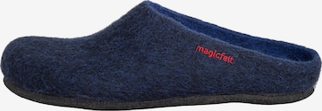 MagicFelt Huisschoenen 'Magifelt' in Blauw: voorkant