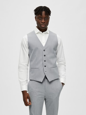 SELECTED HOMME Suit Vest in Grey: front