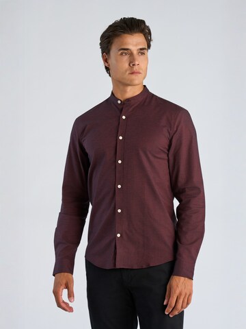 Regular fit Camicia di Lindbergh in rosso