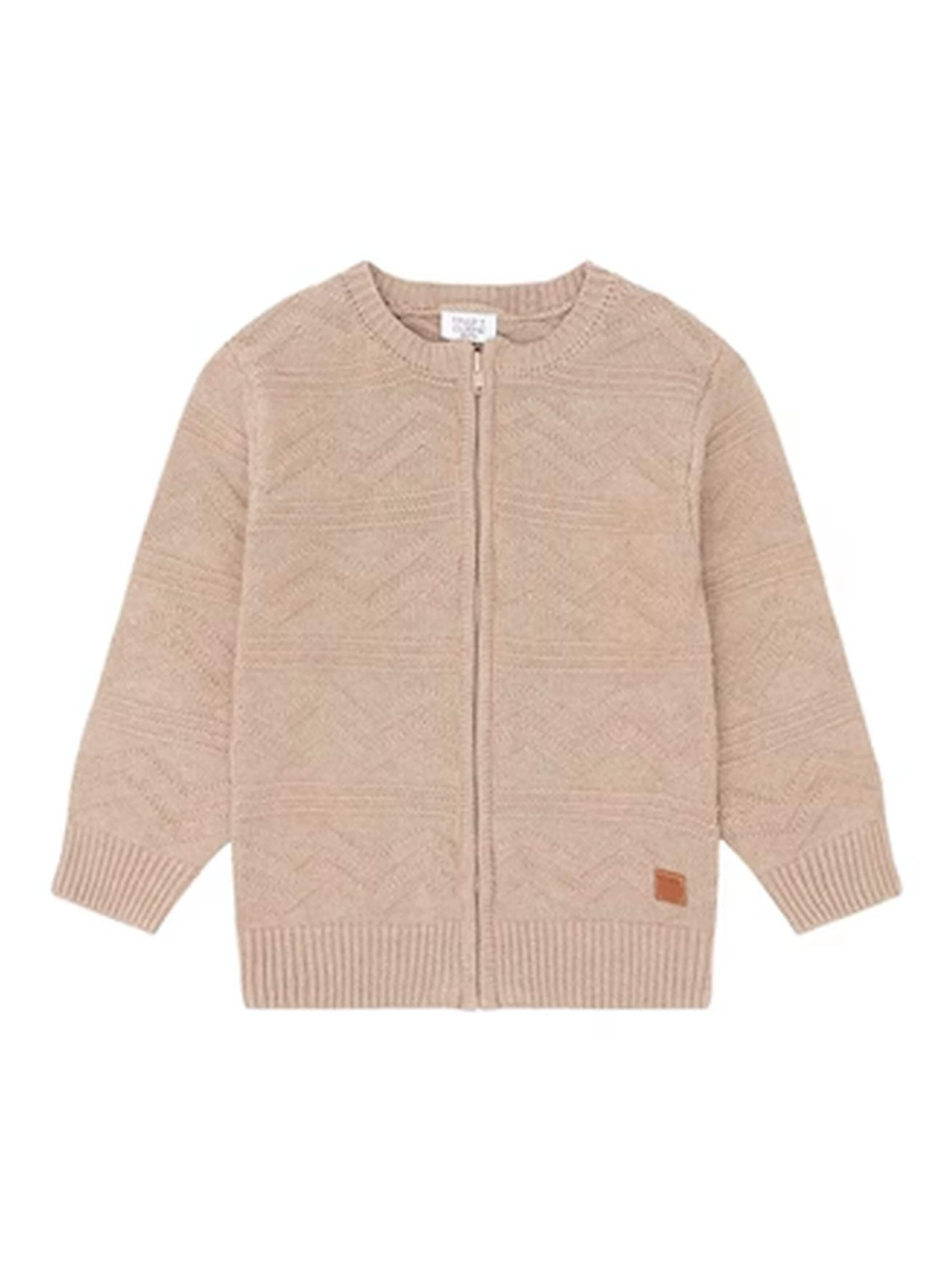 Hust & Claire Strickjacke 'Charli' in Beige: Vorderseite