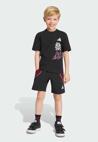 ADIDAS SPORTSWEAR Tracksuit 'Marvel Spider-Man' in Black: front