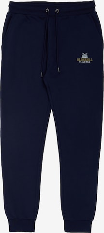 Oldskull Tapered Hose 'Samurai' in Blau: Vorderseite