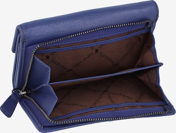 Braun Büffel Wallet 'Anna' in Blue