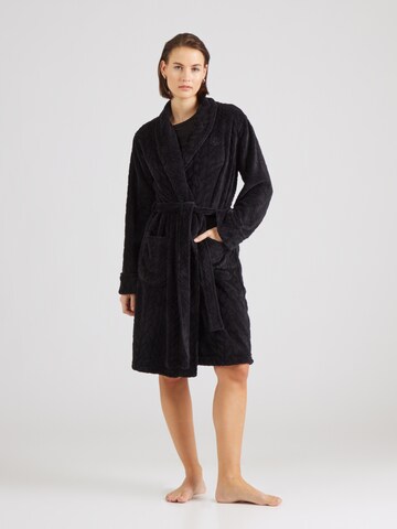 Lauren Ralph Lauren Bathrobe long in Black: front