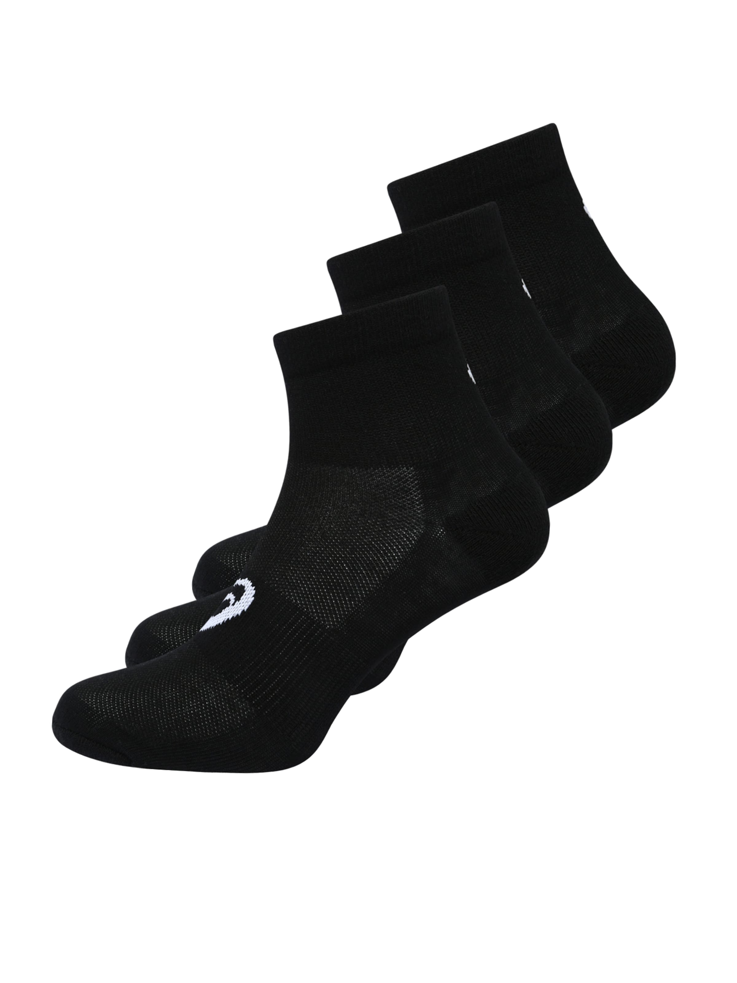 ASICS Athletic Socks in Black / White, Item view
