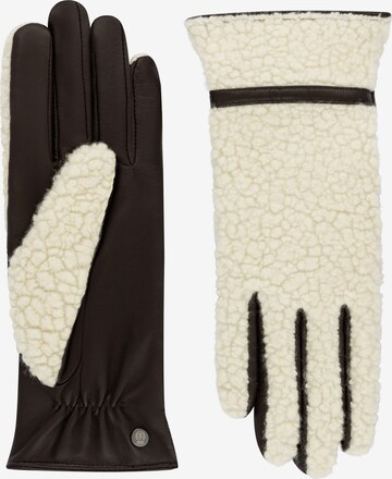 Roeckl Full Finger Gloves 'Talsen' in Brown: front
