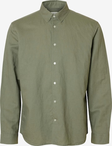 SELECTED Paita 'SLHCLAY' värissä harmaa: etupuoli