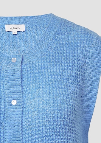 s.Oliver Gebreide bodywarmer in Blauw
