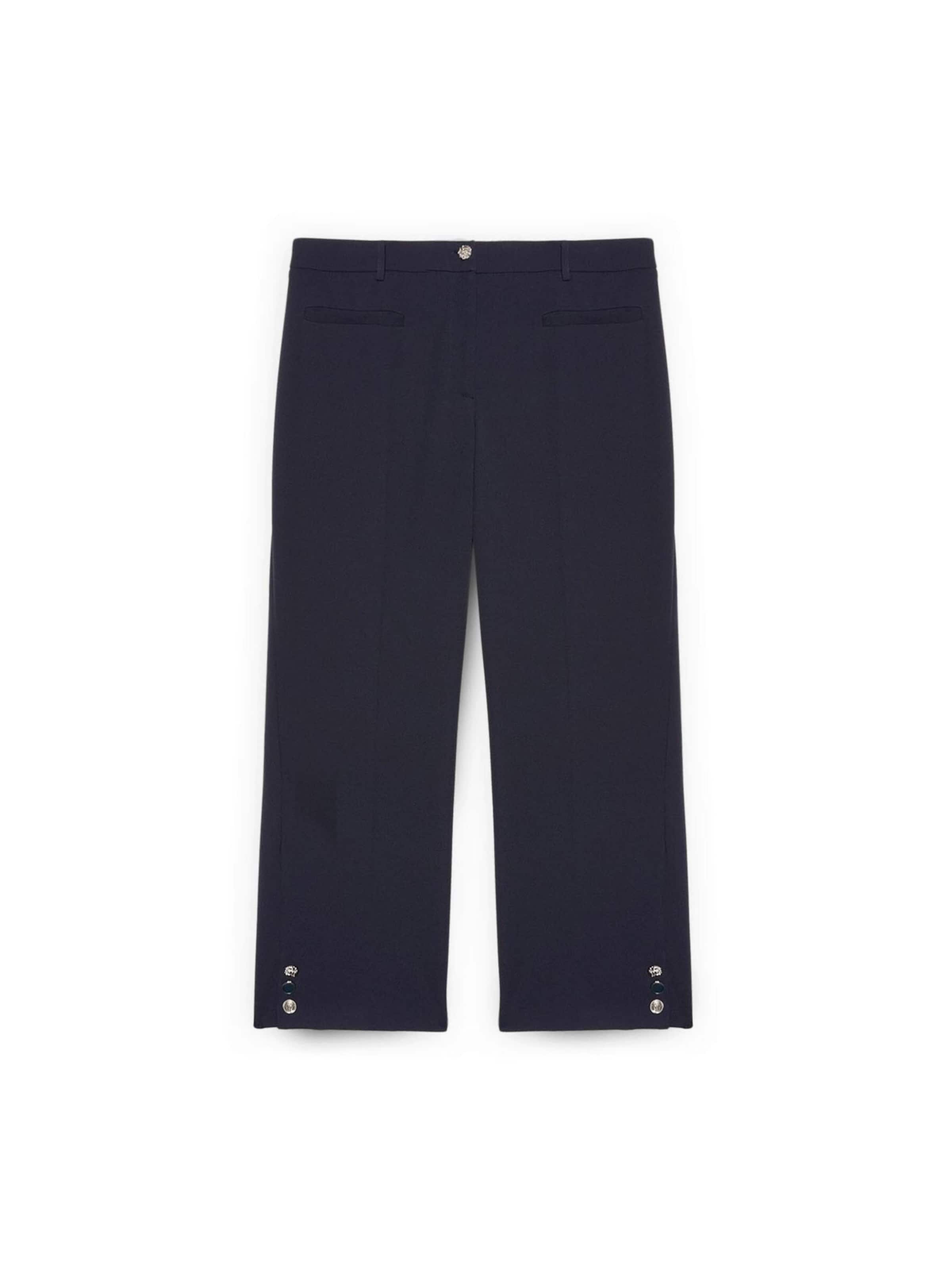 Fiorella Rubino Tapered Broek in Blauw: voorkant