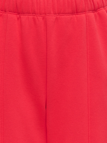 ONLY GIRLS Szabványos Nadrág 'KOGEVISA' - piros