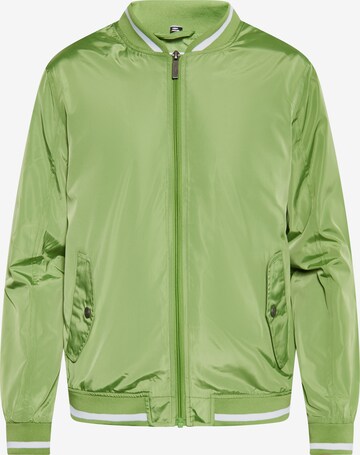 Mo ATHLSR Between-Season Jacket in Green: front