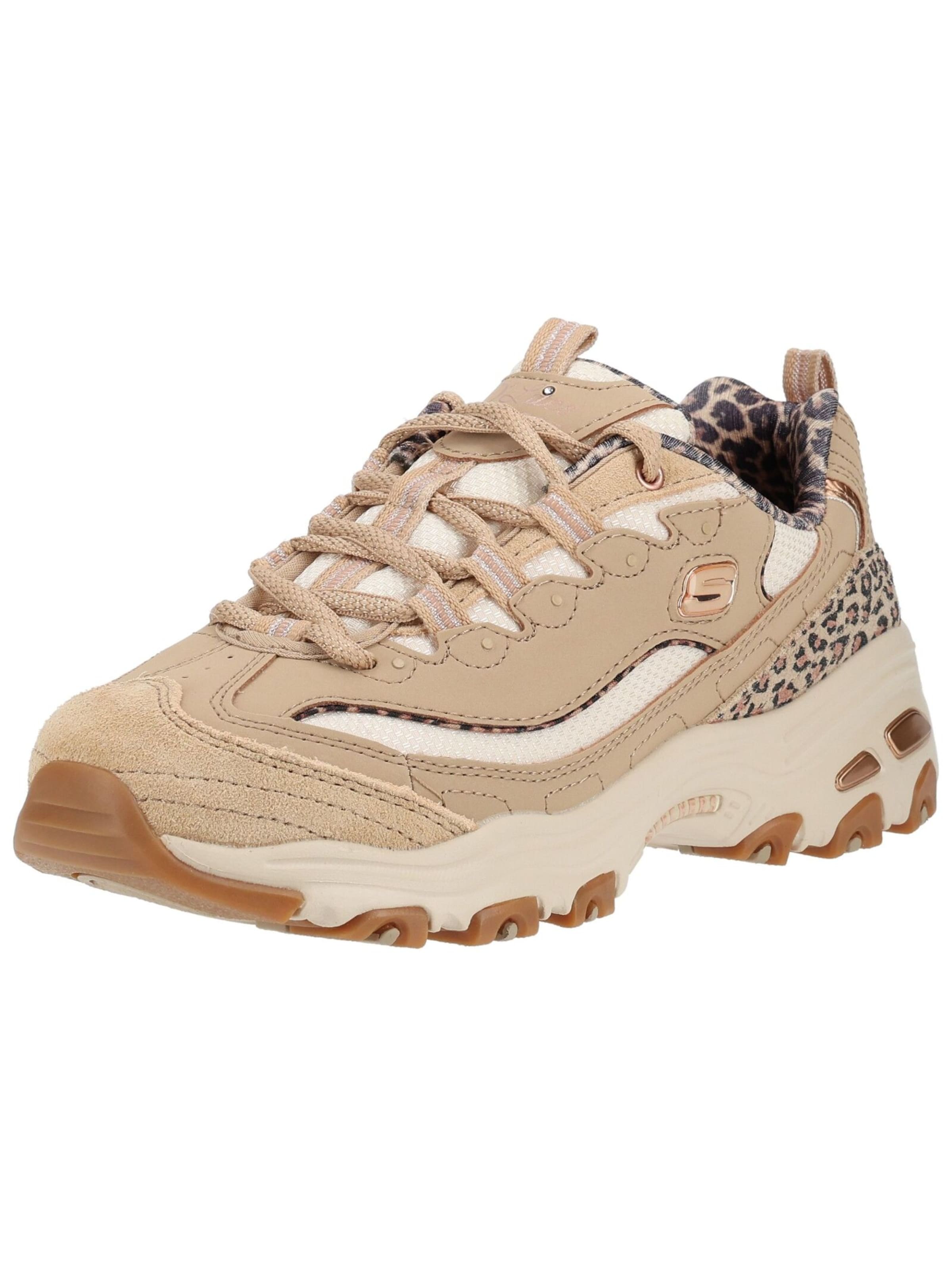 SKECHERS Sneakers laag in Beige: voorkant