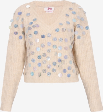 Pull-over MYMO en beige : devant