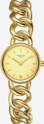 Glanzstücke München Analoguhr in Gold: Vorderseite